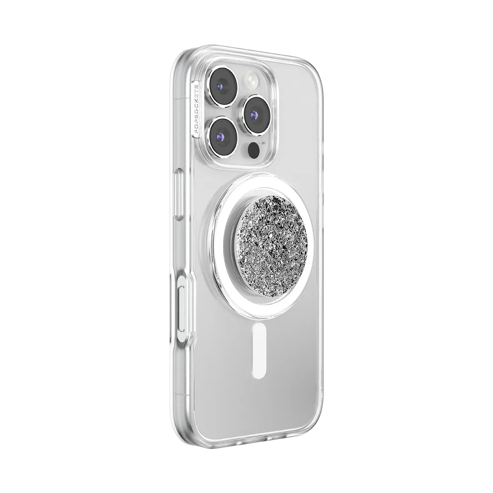 Confetti Foil Silver — MagSafe PopGrip