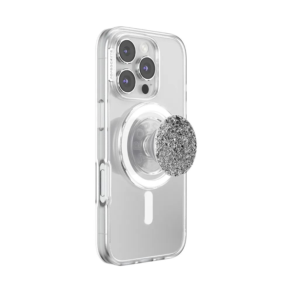 Confetti Foil Silver — MagSafe PopGrip