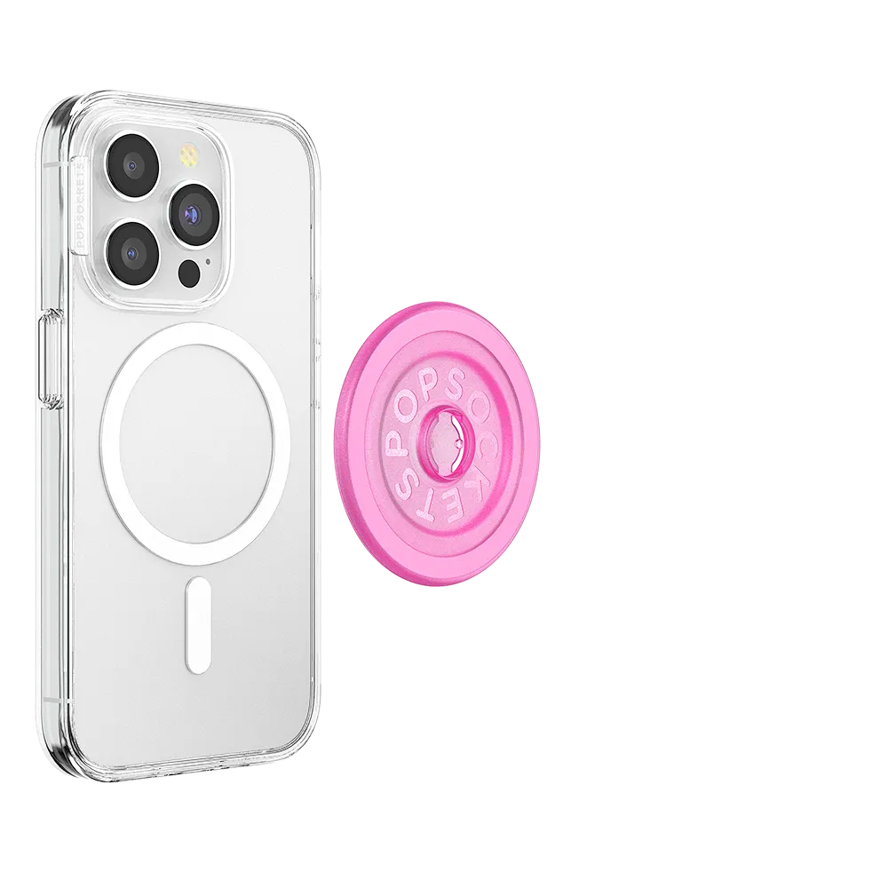 Baby Pink Translucent — MagSafe Round Base