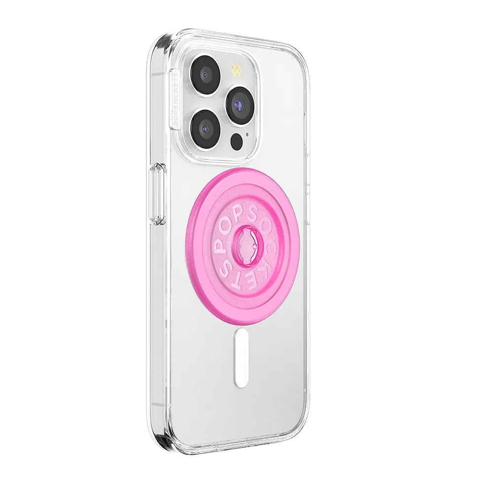 Baby Pink Translucent — MagSafe Round Base