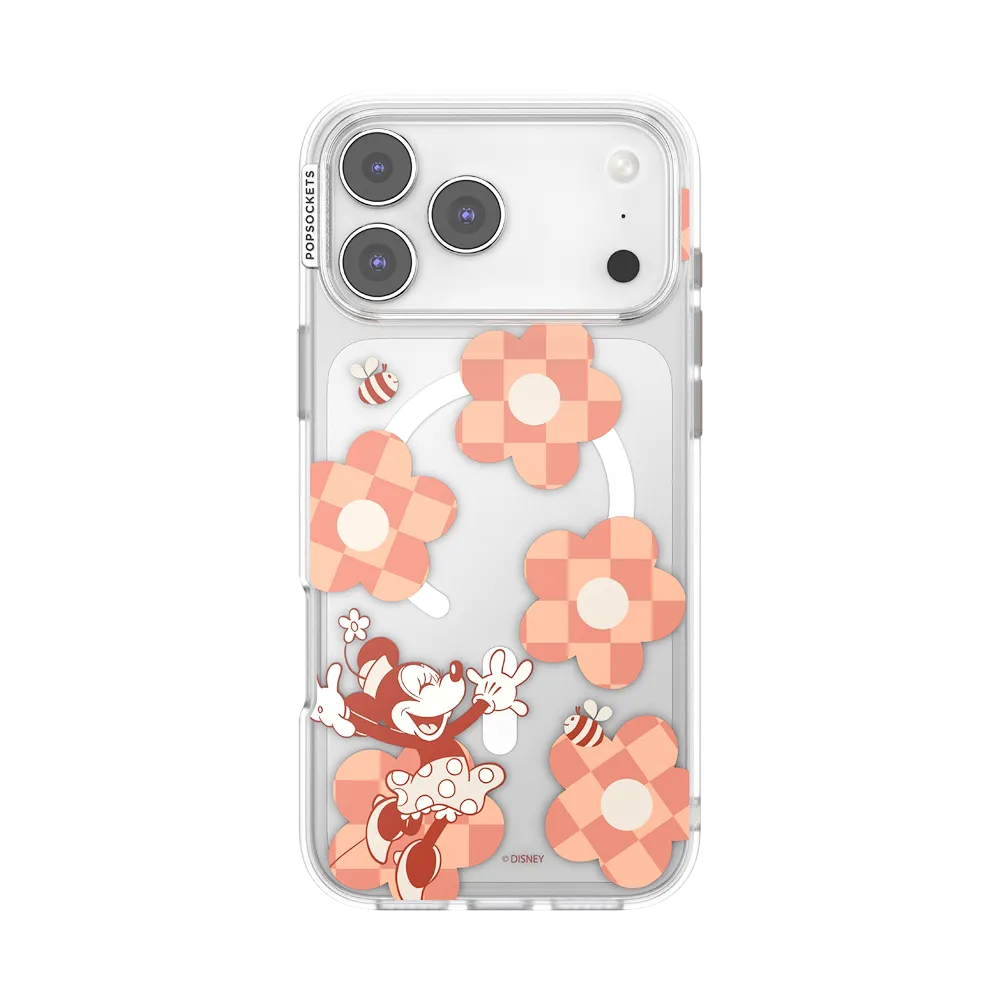 Minnie Checkered Flower — iPhone 17 Pro Max MagSafe Case