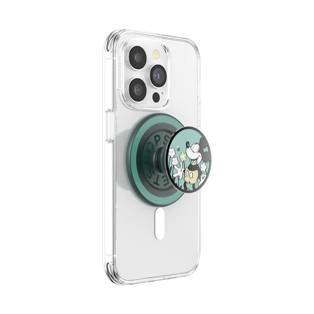 Tonal Flower Mickey — MagSafe PopGrip