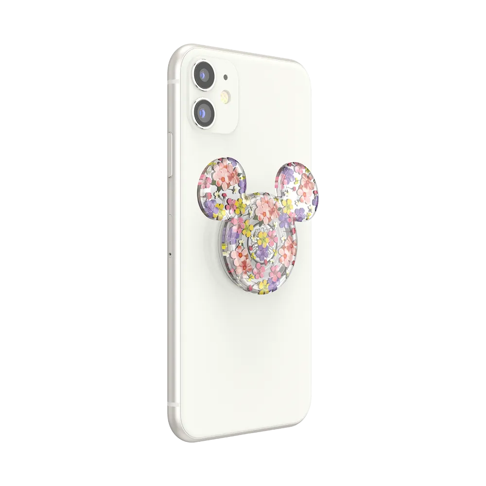 Translucent Mickey Mouse Cascading Flowers — Adhesive PopGrip 6 Translucent Mickey Mouse Cascading Flowers — Adhesive PopGrip