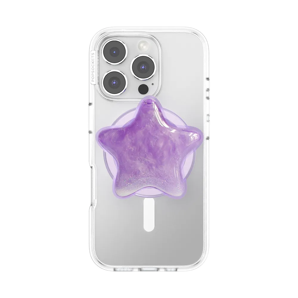 Tidepool Star Squishy Lavender Fog — MagSafe PopGrip 7 Tidepool Star Squishy Lavender Fog — MagSafe PopGrip