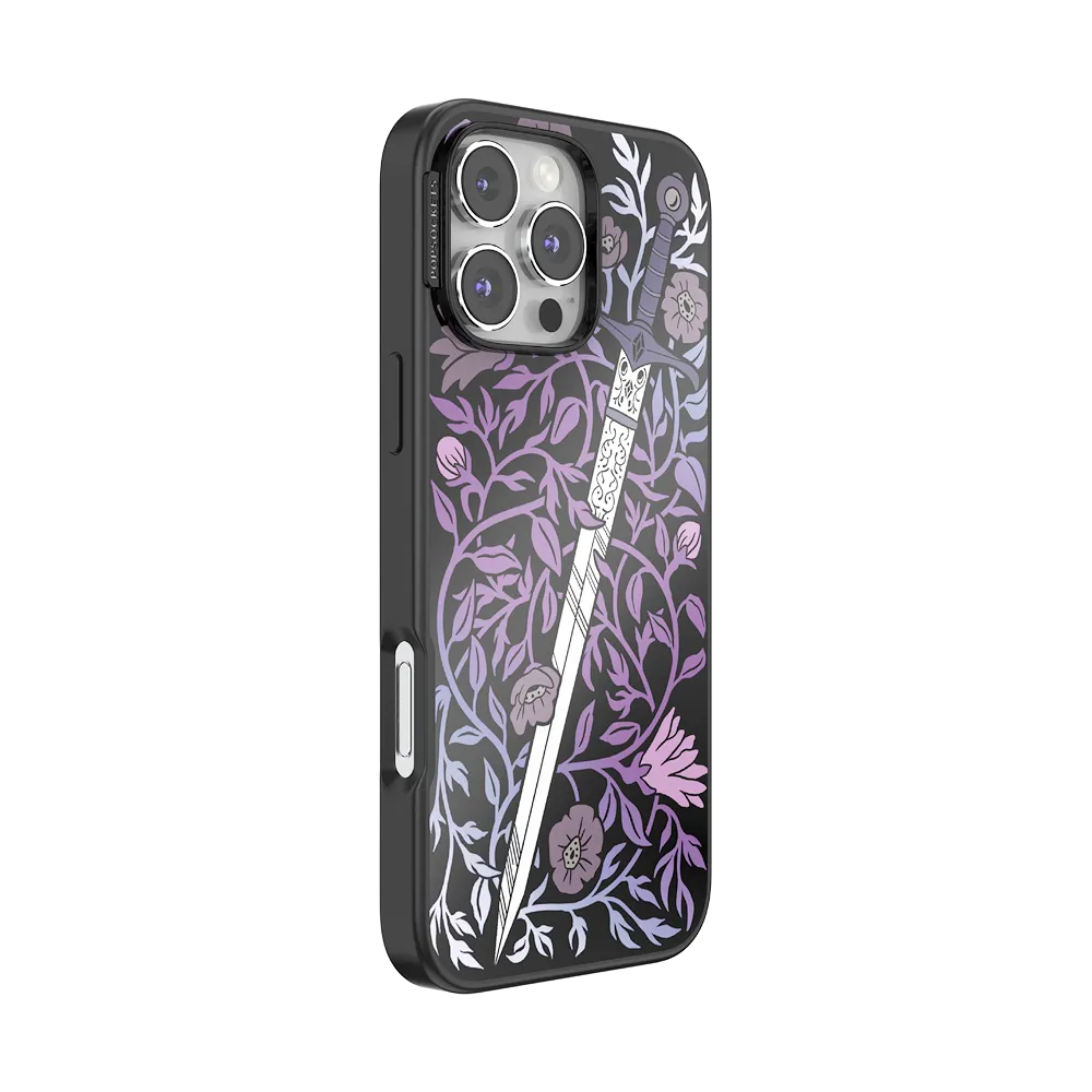 Mirror Thorny Blade Lavender — iPhone 16 Pro Max MagSafe Case