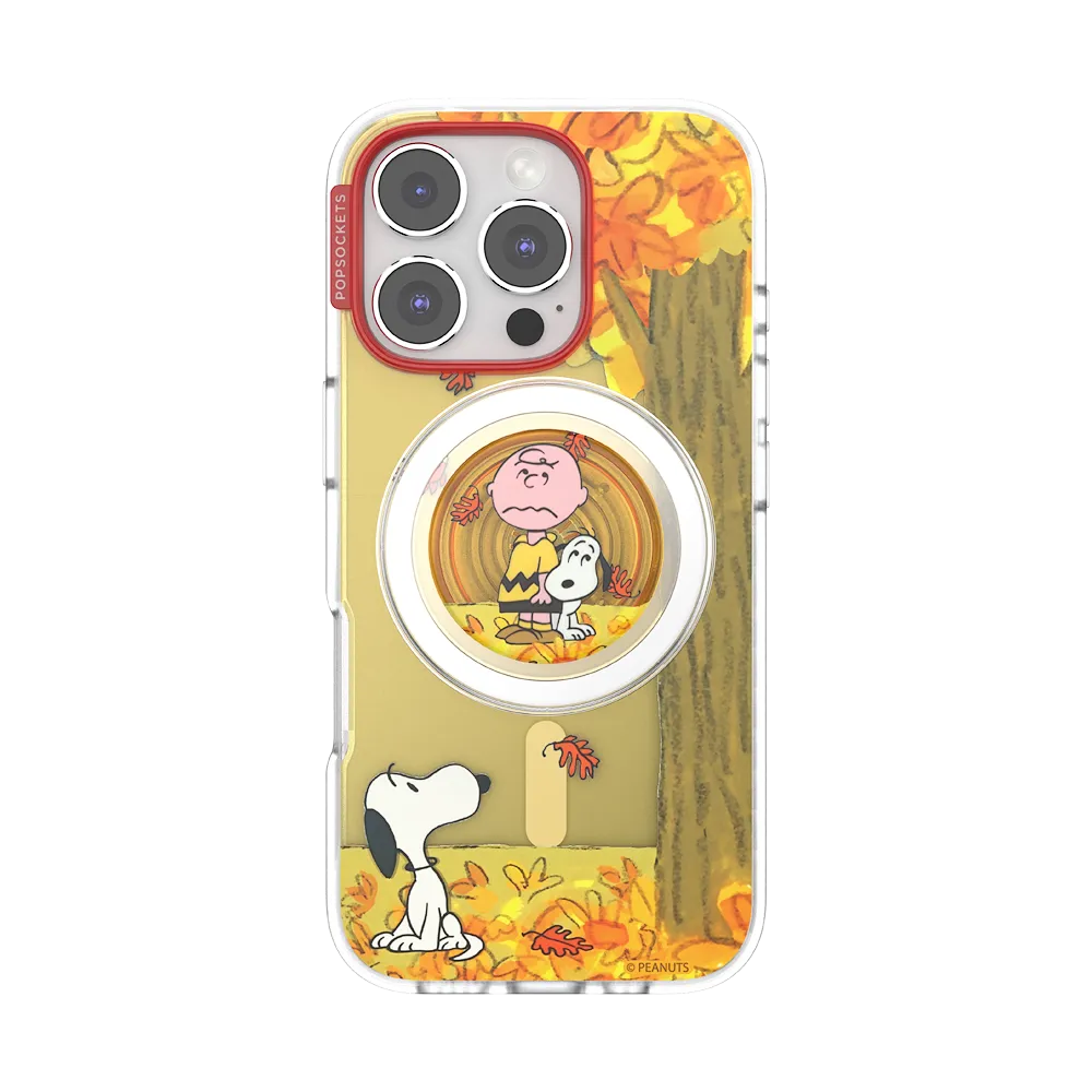 Snoopy in Fall — iPhone 16 Pro MagSafe Case