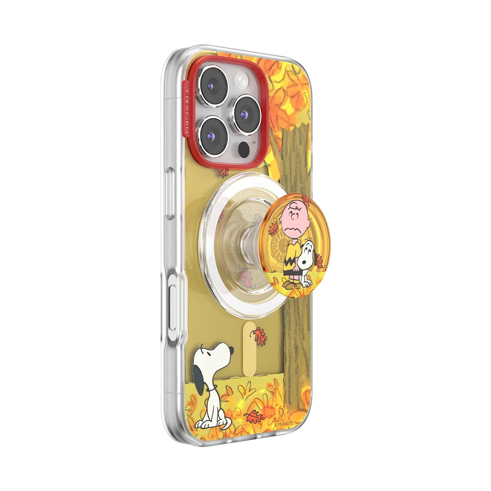 Snoopy in Fall — iPhone 16 Pro MagSafe Case
