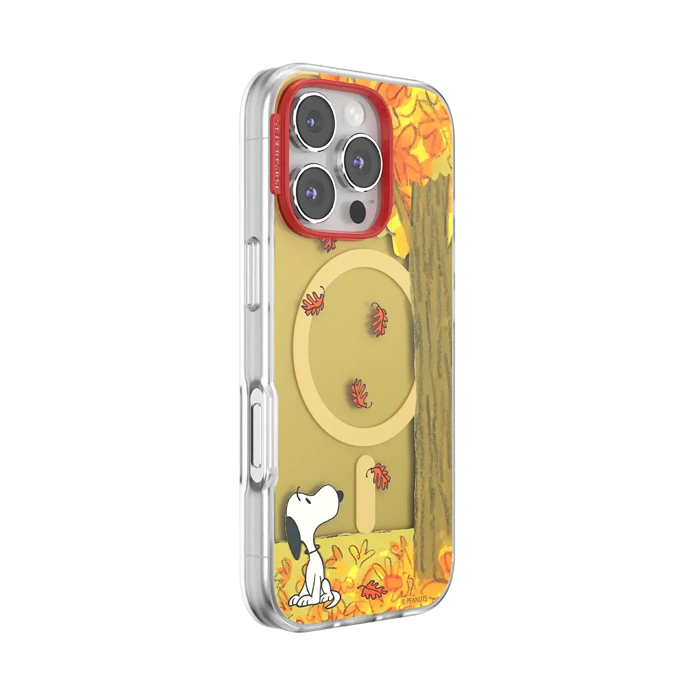 Snoopy in Fall — iPhone 16 Pro MagSafe Case