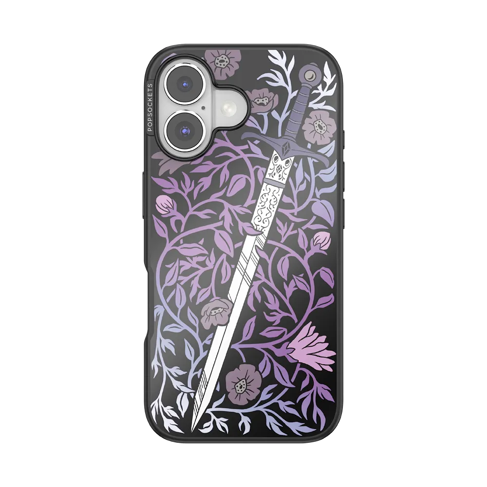 Mirror Thorny Blade Lavender — iPhone 16 MagSafe Case
