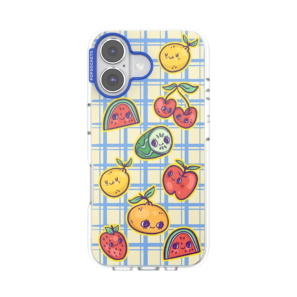 Fruity Plaid — iPhone 16 MagSafe Case 1 Fruity Plaid — iPhone 16 MagSafe Case