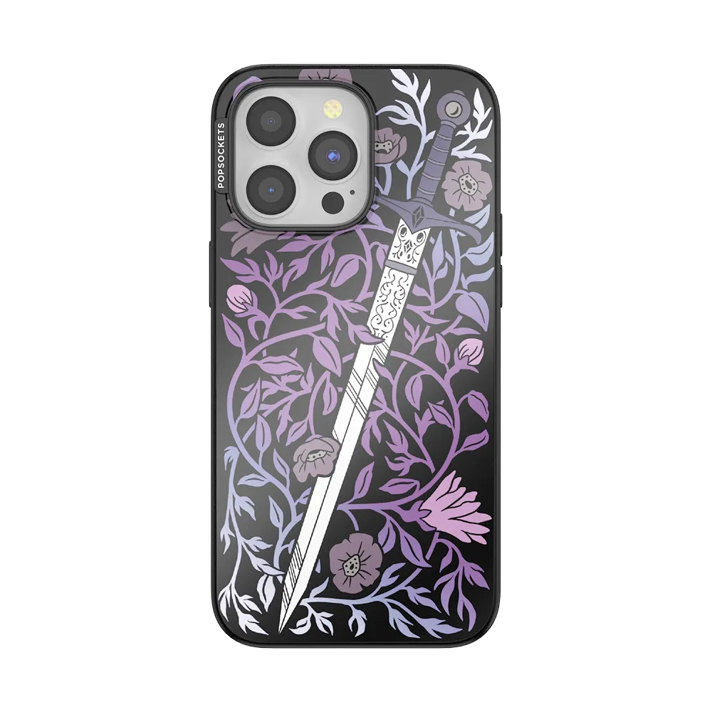 Mirror Thorny Blade Lavender — iPhone 15 Pro Max MagSafe Case