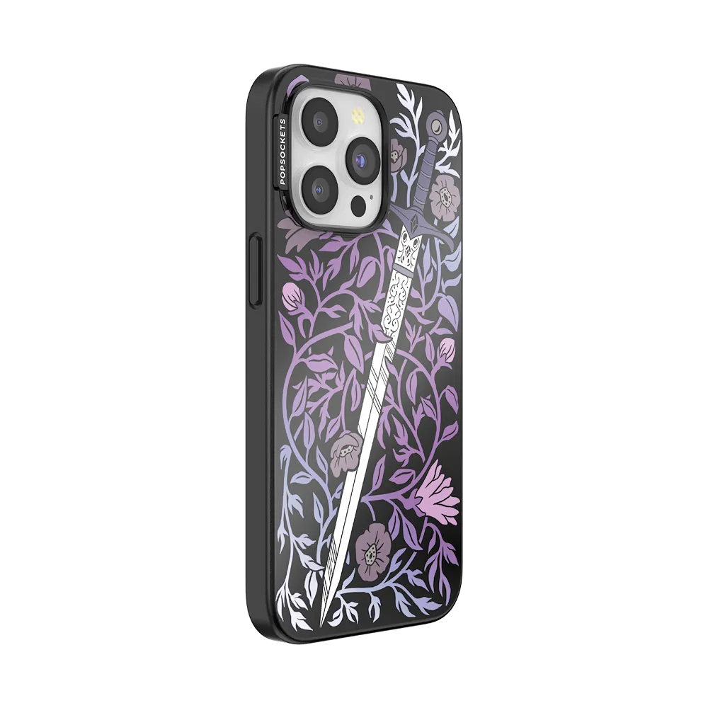 Mirror Thorny Blade Lavender — iPhone 15 Pro Max MagSafe Case