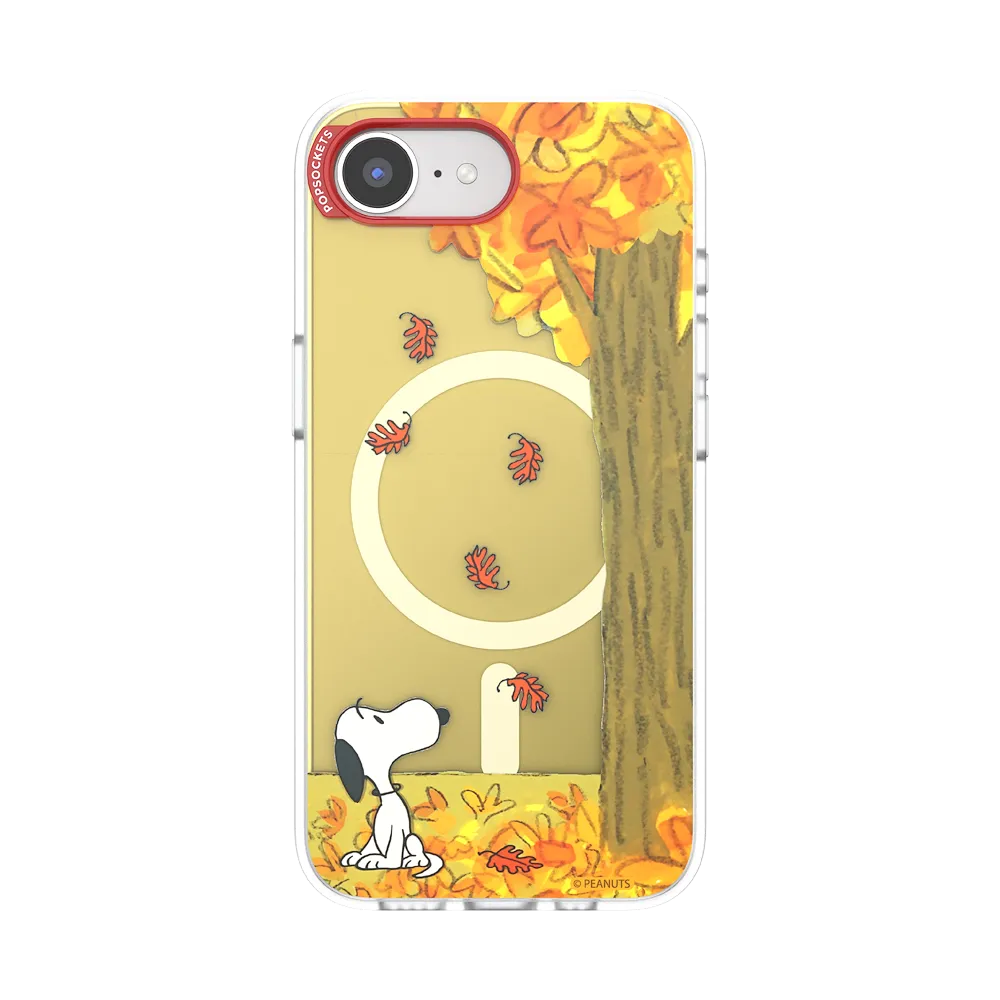 Snoopy in Fall — iPhone 16E MagSafe Case