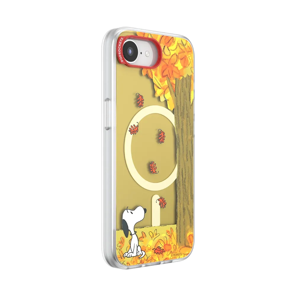 Snoopy in Fall — iPhone 16E MagSafe Case