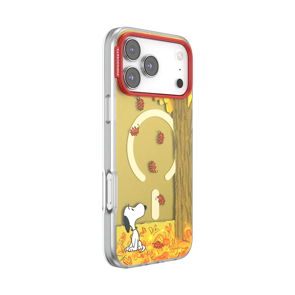 Snoopy in Fall — iPhone 17 Pro Max MagSafe Case