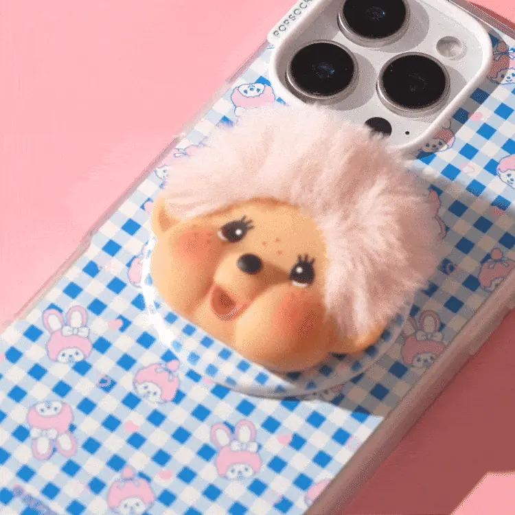 PopOut Monchhichi — MagSafe PopGrip