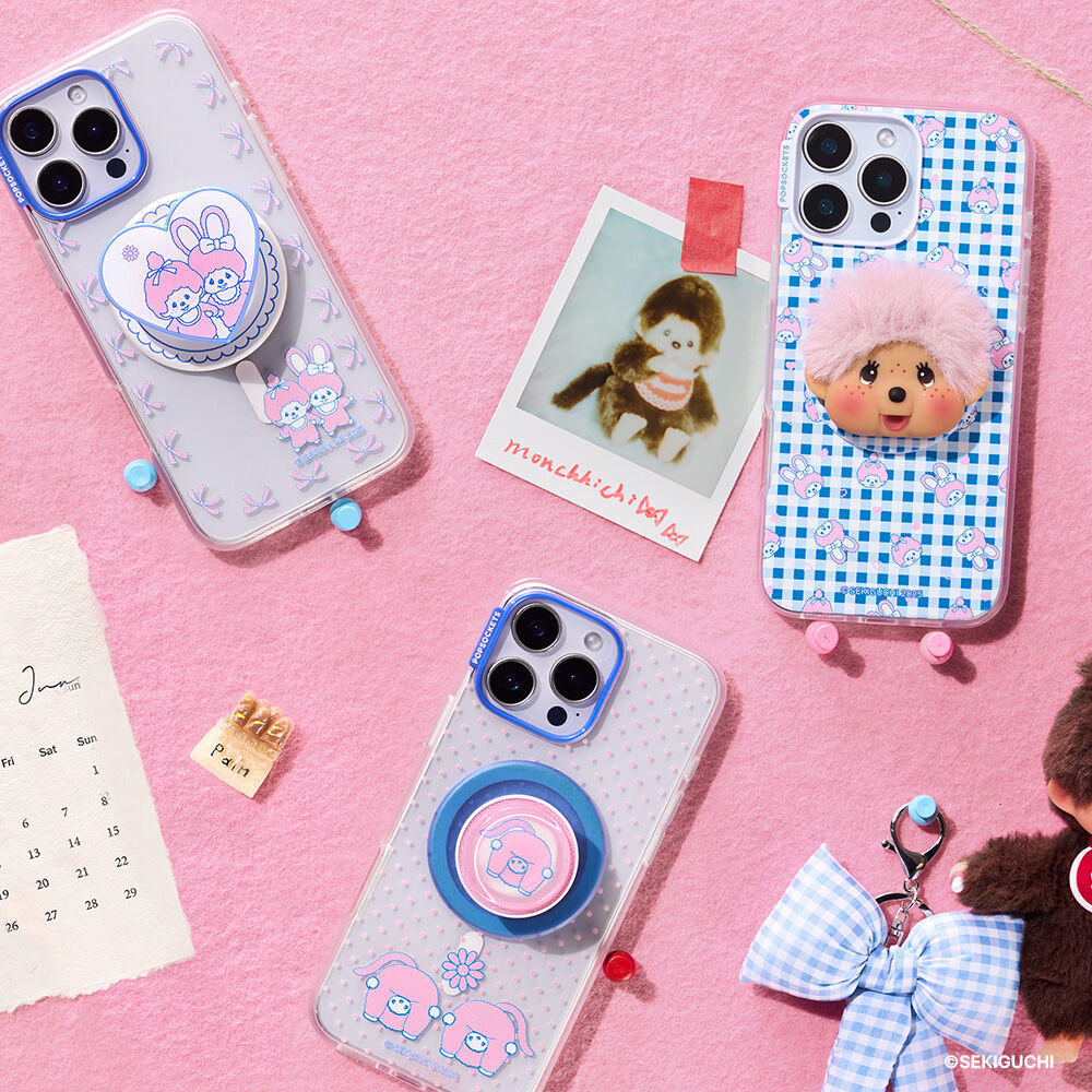 PopOut Monchhichi — MagSafe PopGrip