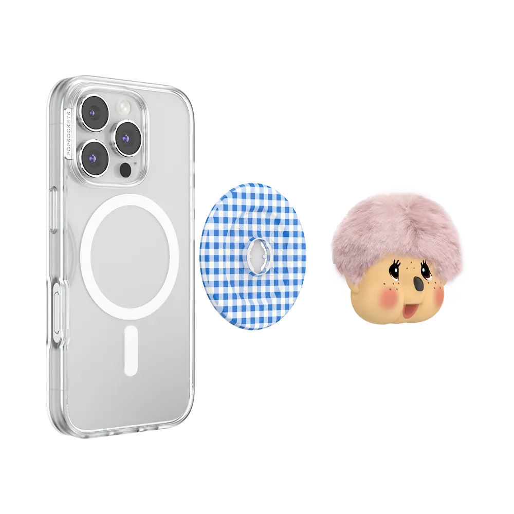 PopOut Monchhichi — MagSafe PopGrip