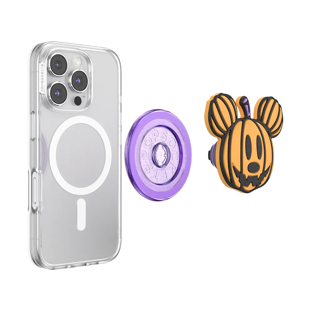 PopOut Pumpkin Mickey Mouse Orange — MagSafe PopGrip