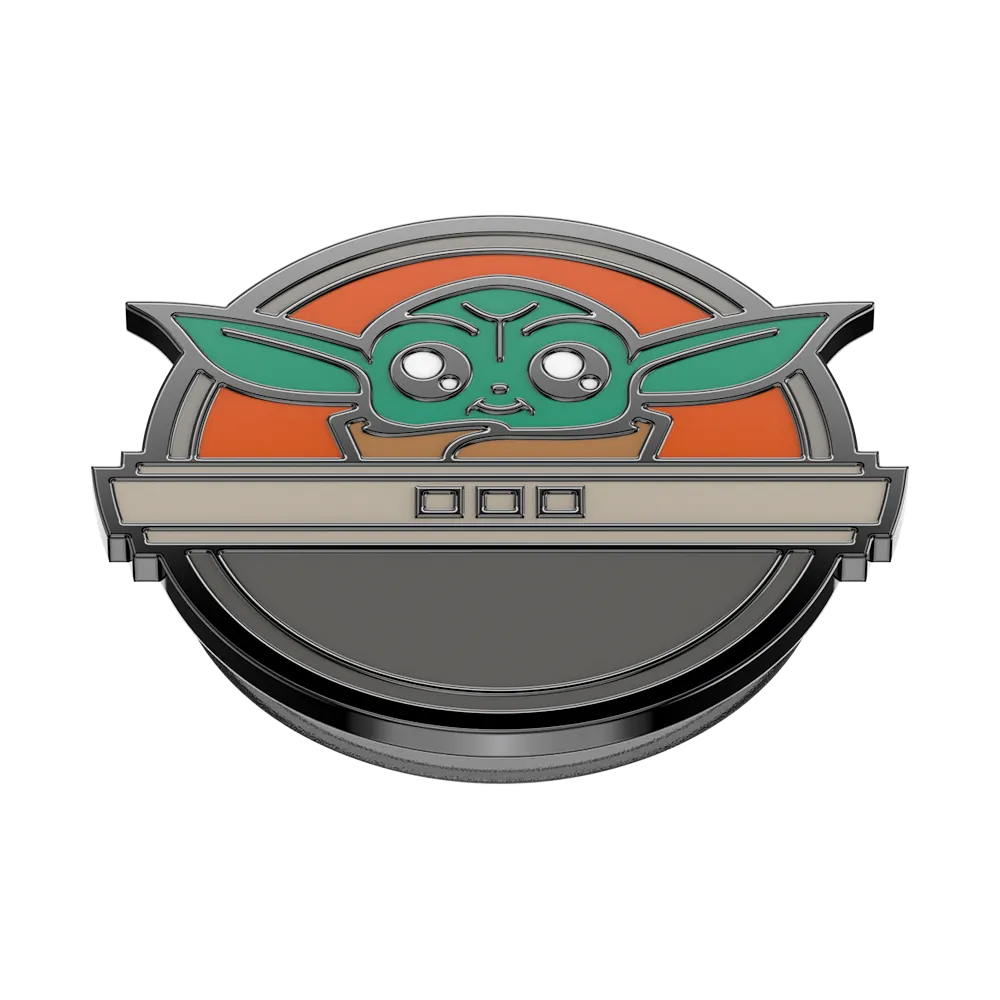 Enamel Grogu Pod — Adhesive PopGrip