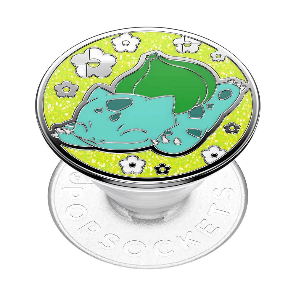 Enamel Bulbasaur Nap — Adhesive PopGrip 1 Enamel Bulbasaur Nap — Adhesive PopGrip