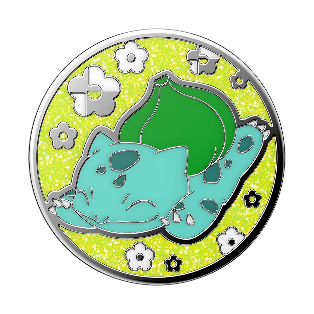 Enamel Bulbasaur Nap — Adhesive PopGrip 2 Enamel Bulbasaur Nap — Adhesive PopGrip