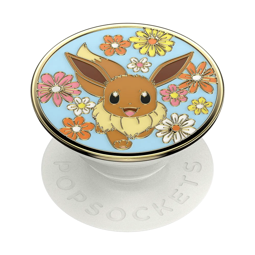 Floral Eevee Enamel — Adhesive PopGrip