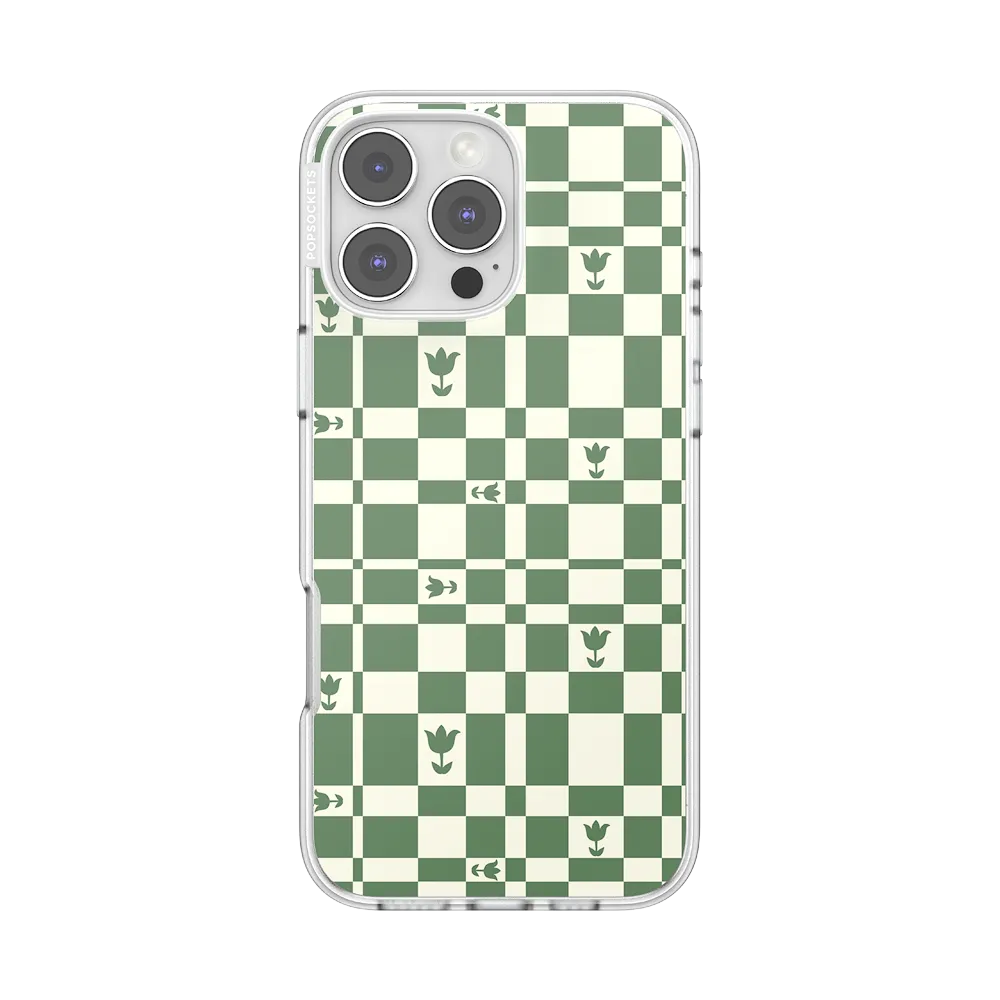 Garden Check Green — iPhone 16 Pro Max MagSafe Case