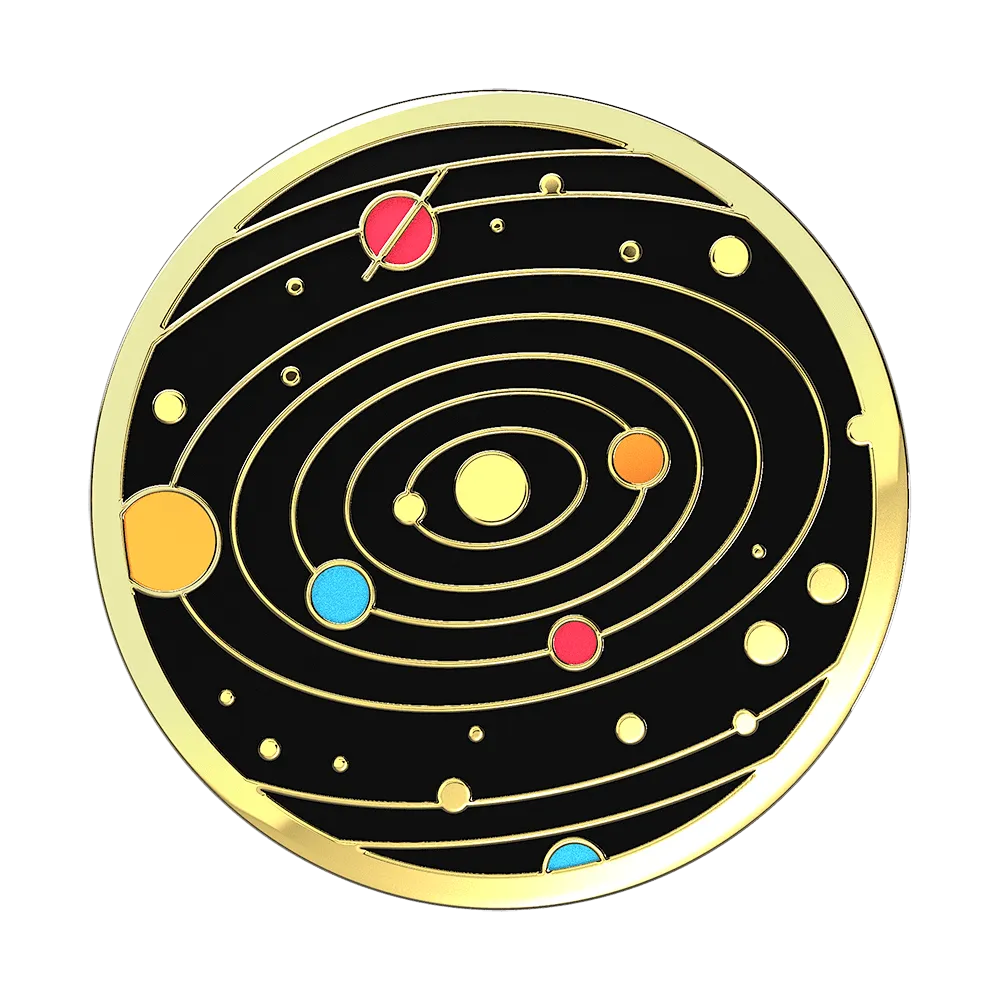 Solar Flare Enamel — Adhesive PopGrip