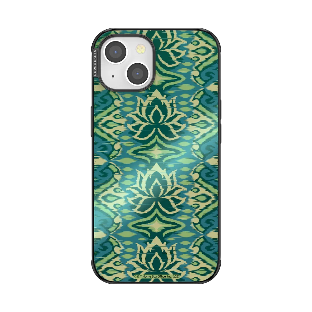 Mirror White Lotus Textile  — iPhone 14 MagSafe Case