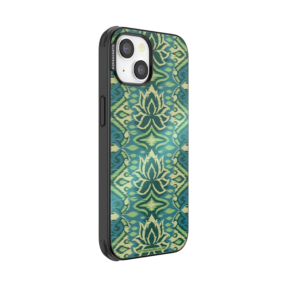 Mirror White Lotus Textile  — iPhone 14 MagSafe Case