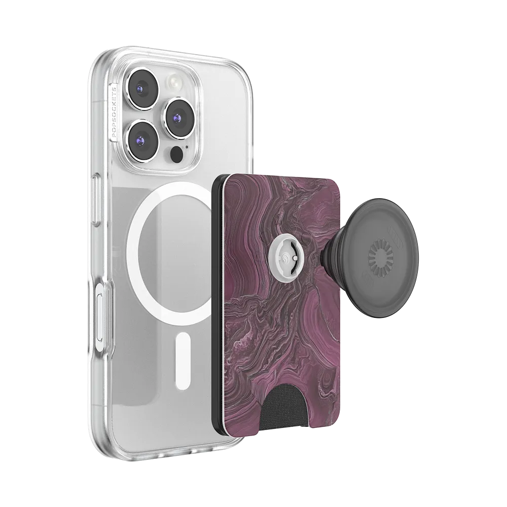 Burgundy Vein — MagSafe PopWallet+ 5 Burgundy Vein — MagSafe PopWallet+