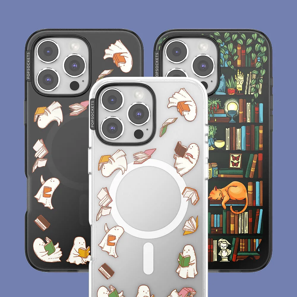 Spooky Book Club Smoke — iPhone 16 Pro Max MagSafe Case