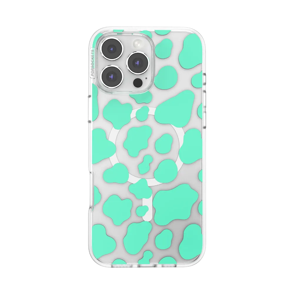 Turquoise Cow Cow — iPhone 16 Pro Max MagSafe Case