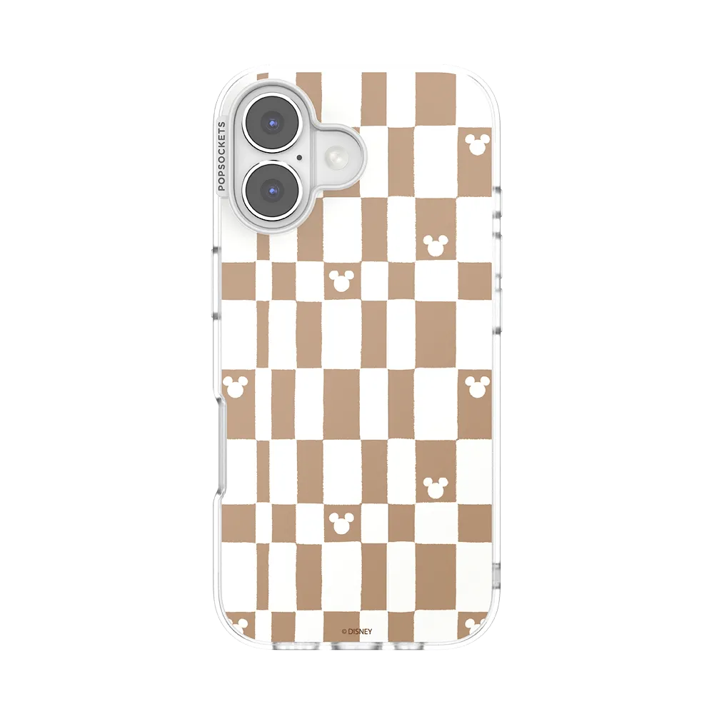 Mickey Latte Check — iPhone 17 MagSafe Case