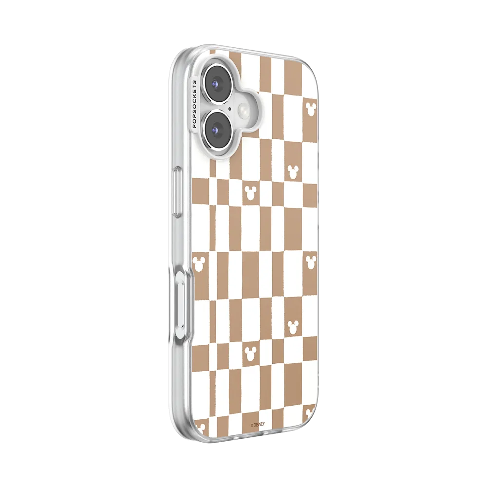 Mickey Latte Check — iPhone 17 MagSafe Case