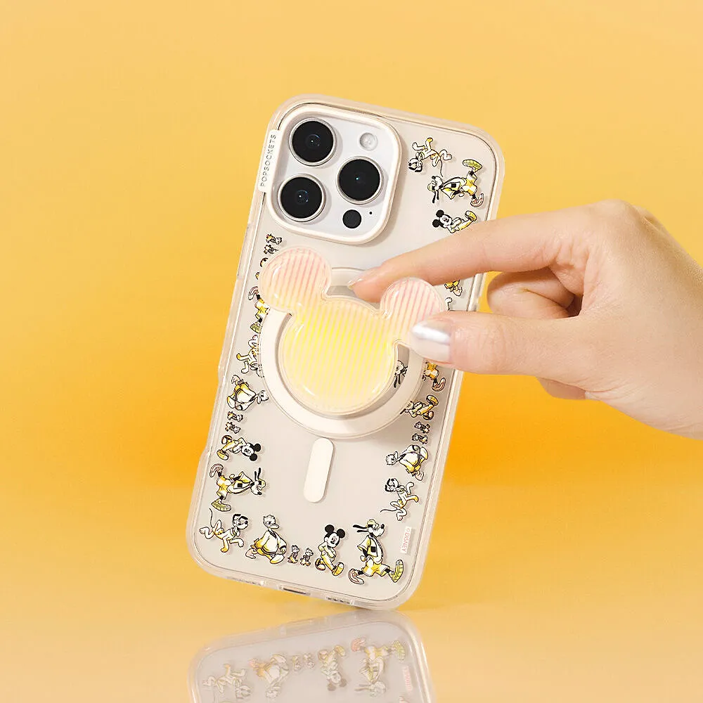 Airbag Sherbert Mickey Stripe — MagSafe PopGrip 5 Airbag Sherbert Mickey Stripe — MagSafe PopGrip