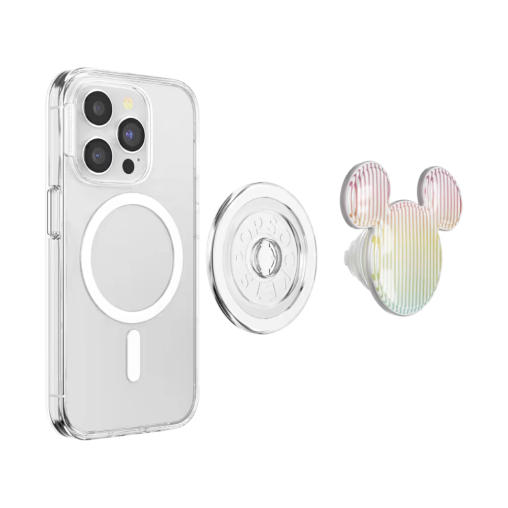 Airbag Sherbert Mickey Stripe — MagSafe PopGrip 6 Airbag Sherbert Mickey Stripe — MagSafe PopGrip