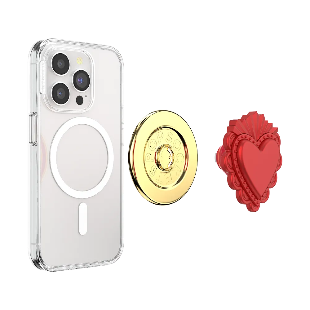 PopOut Sacred Heart — MagSafe PopGrip