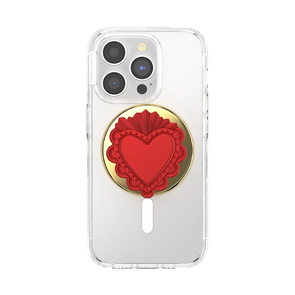 PopOut Sacred Heart — MagSafe PopGrip