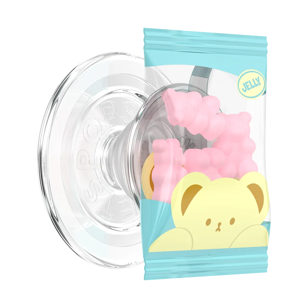 Airbag Jelly Bear — MagSafe PopGrip