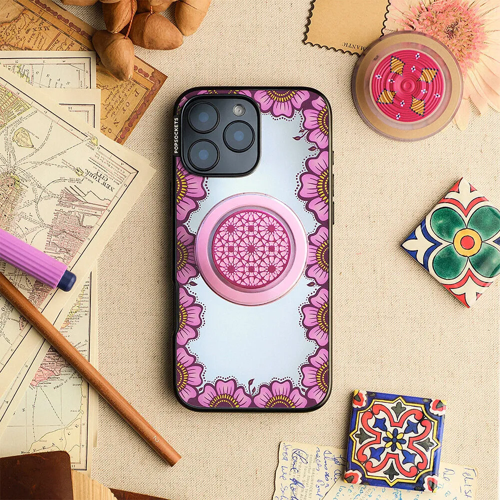 Enamel Mosaic Rosa — MagSafe PopGrip