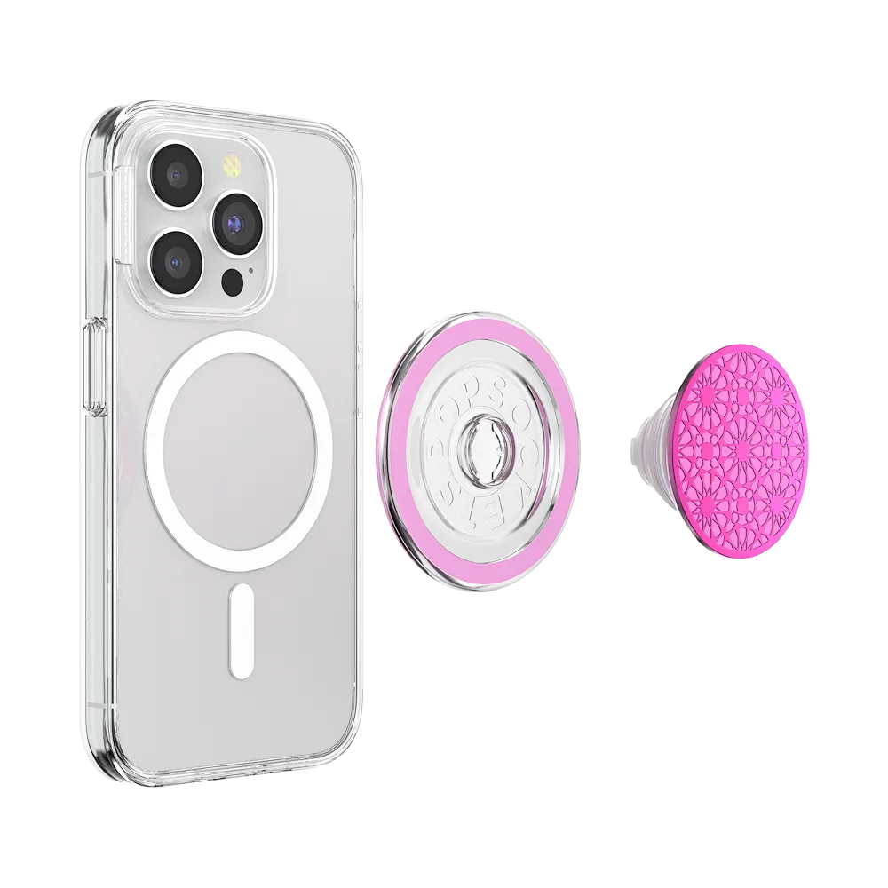 Enamel Mosaic Rosa — MagSafe PopGrip