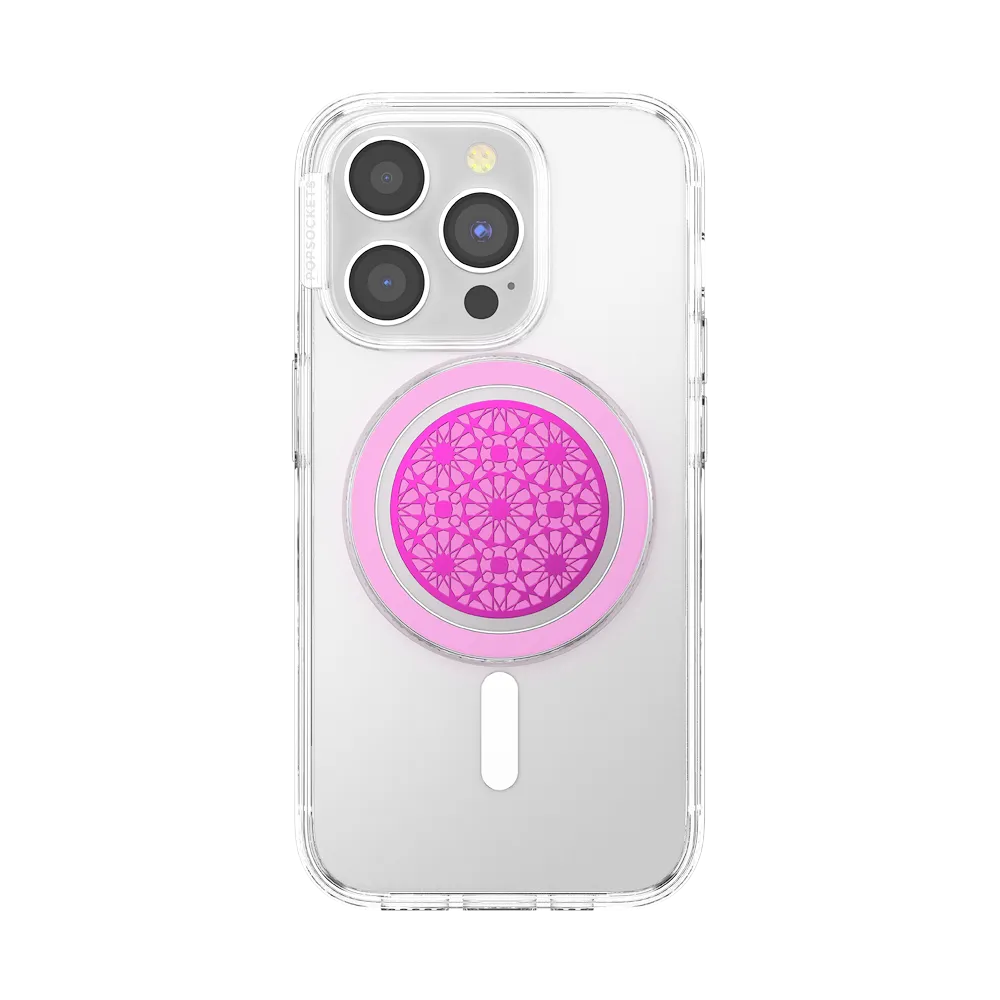 Enamel Mosaic Rosa — MagSafe PopGrip