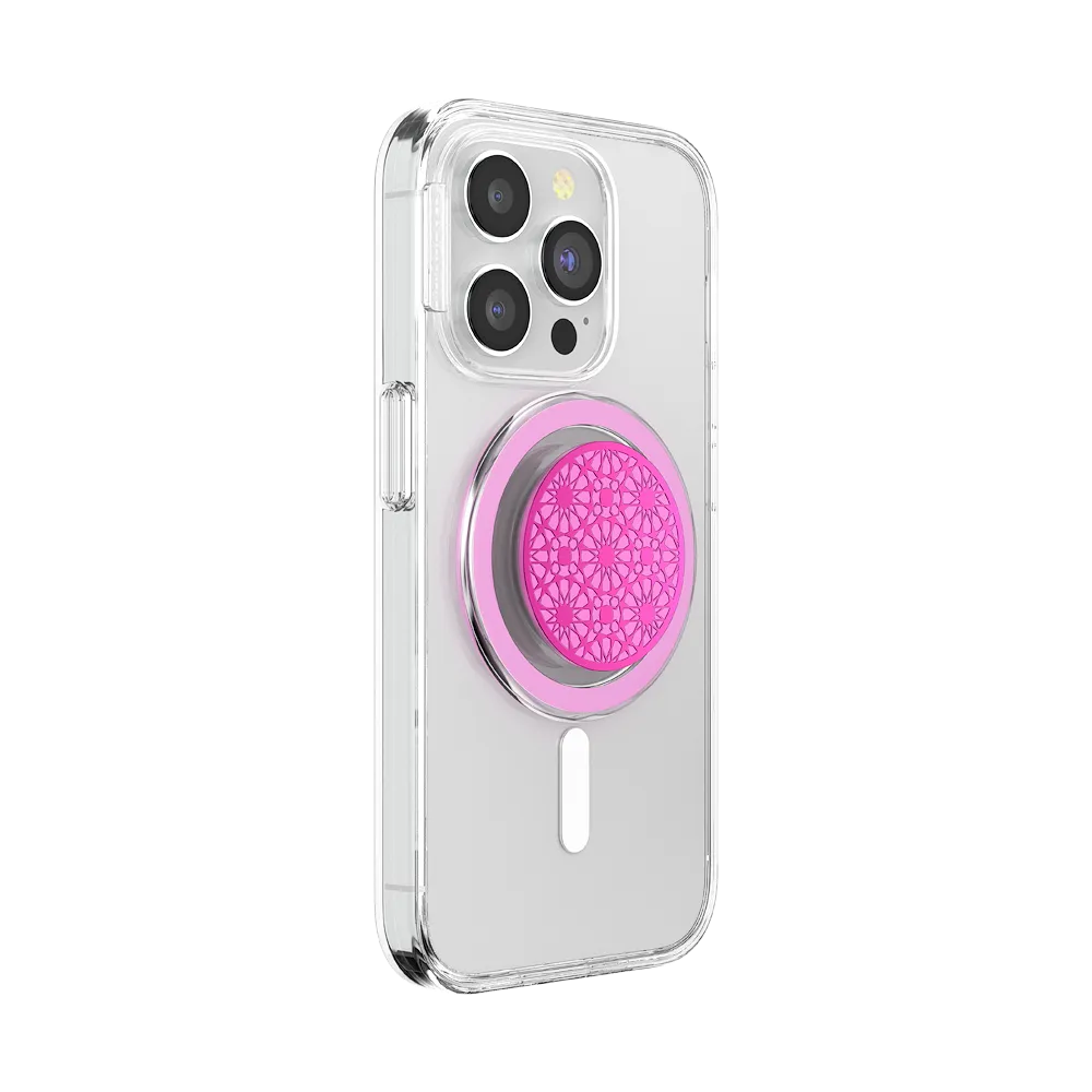 Enamel Mosaic Rosa — MagSafe PopGrip