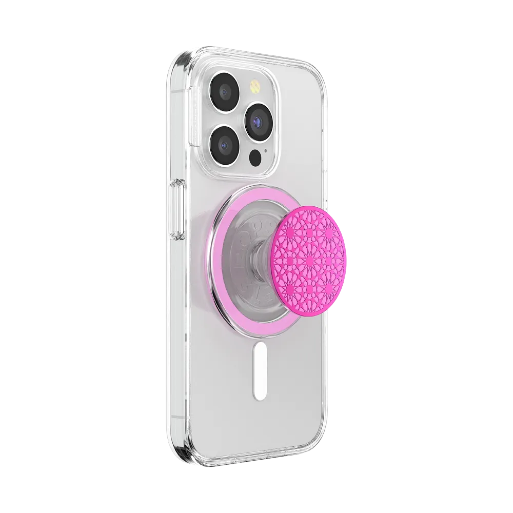 Enamel Mosaic Rosa — MagSafe PopGrip