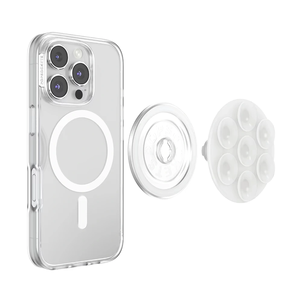 Clear — MagSafe Suck-Up Grip & Mount