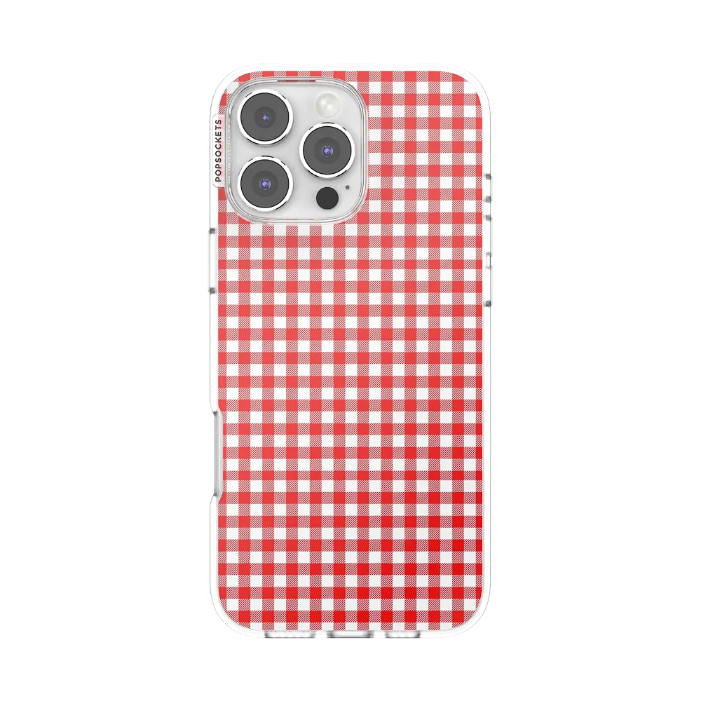 Red Gingham — iPhone 16 Pro Max MagSafe Case 1 Red Gingham — iPhone 16 Pro Max MagSafe Case