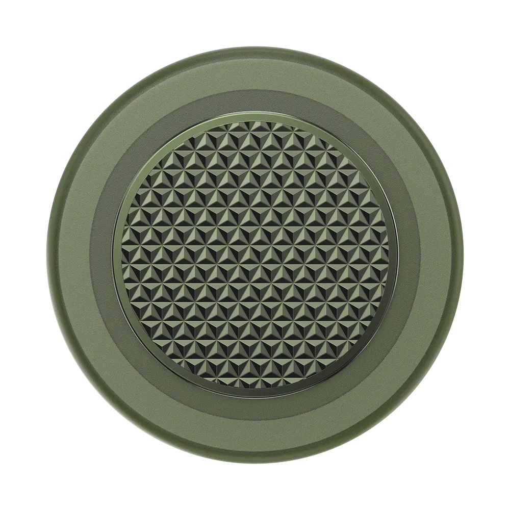 Olive Triangle Knurl — MagSafe PopGrip