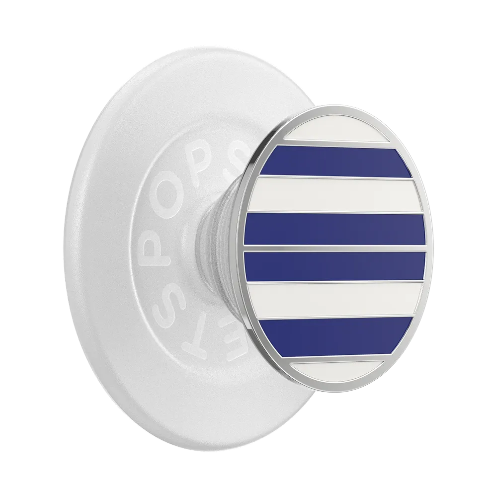 Enamel Nautical Stripe — MagSafe PopGrip